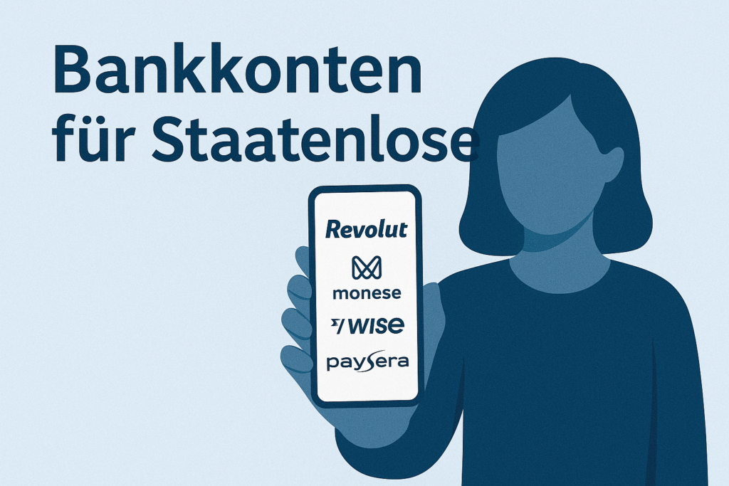 Akzeptierte Dokumente für ein Bankkonto für Staatenlose wie Reiseausweis und Aufenthaltsnachweis
