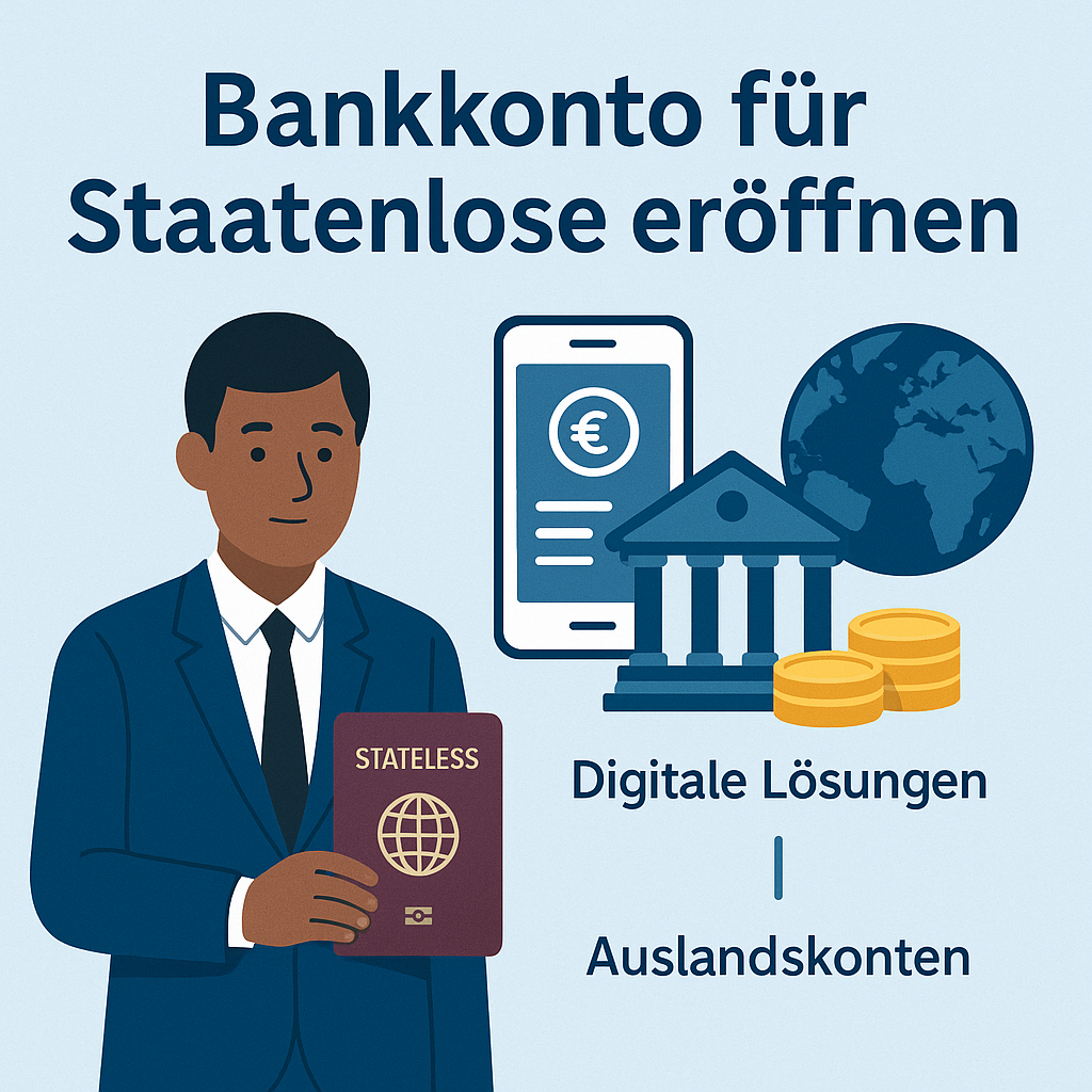 Bankkonto für Staatenlose eröffnen – Übersicht sicherer digitaler und internationaler Kontolösungen
