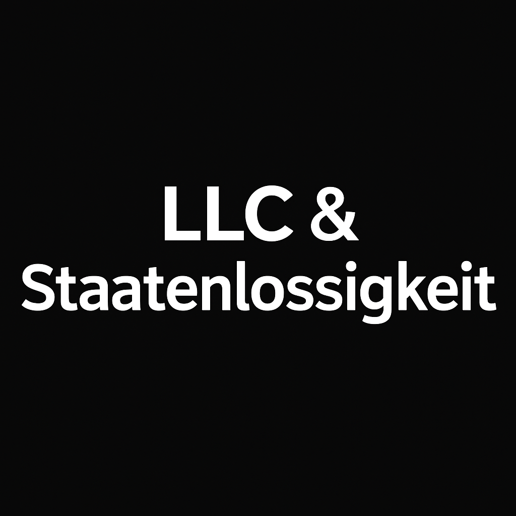 LLC und Staatenlosigkeit wie funktioniert es?
