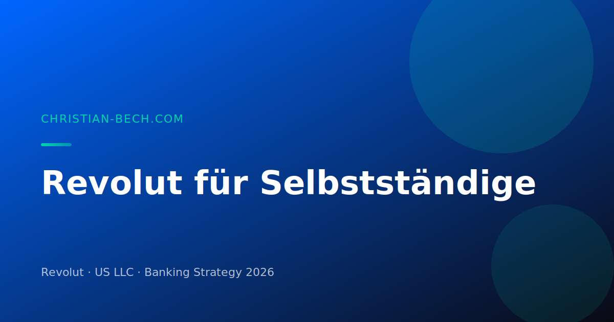 Revolut Selbstständige