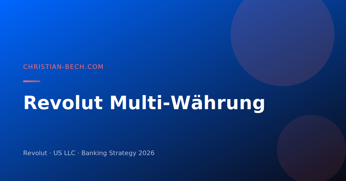 Revolut Multi-Währungs-Konto