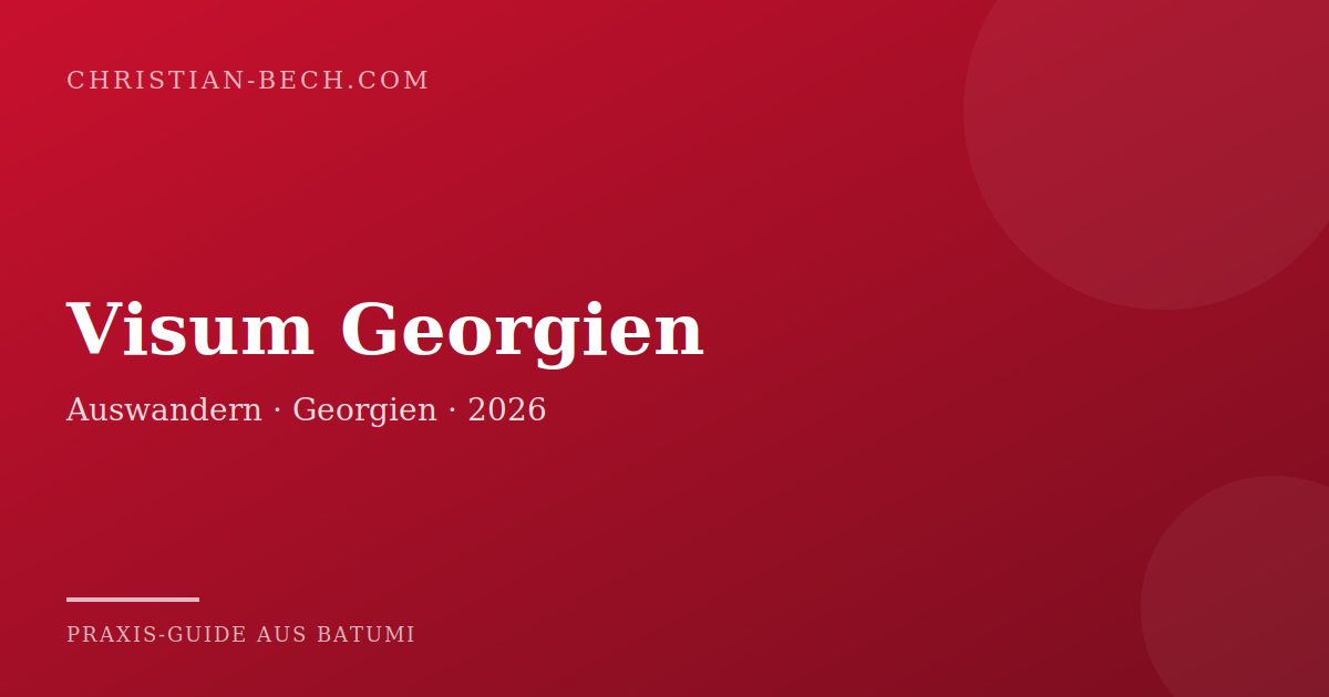 Visum Georgien